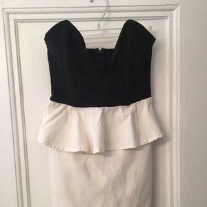 Black and white dress